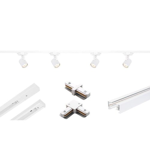 Tracklight 1-faza GU10 biały x4 1,5m XD-IT201W XUDO