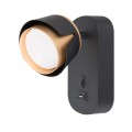 Kinkiet do czytania GX53 czarny+złotyUSB XD-IK271B XUDO