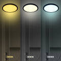 Plafon LED SLIM lampa sufitowa 50W czarny średnica 60cm zmiana barwy światła 