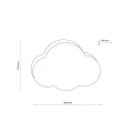 CLOUD LINEN LAMPA SUFITOWA 2 10006 TK Lighting