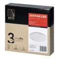 Plafon okrągły biały do łazienki 22cm LED 18W barwa neutralna IP54 Orno