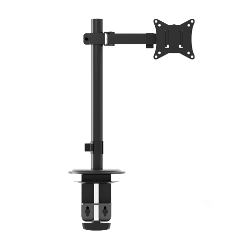 Uchwyt na monitor przykręcany do biurka czarny gamingowy
