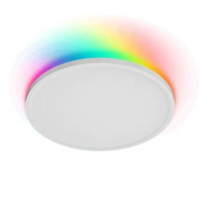 Plafon okrągły z taśmą RGB sterowany pilotem LED 36W zmienna barwa światła 40cm