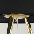 Lampa podłogowa trójnóg UMBERTO E27  Złoty, Czarny - klosz abażur 6635 TK Lighting
