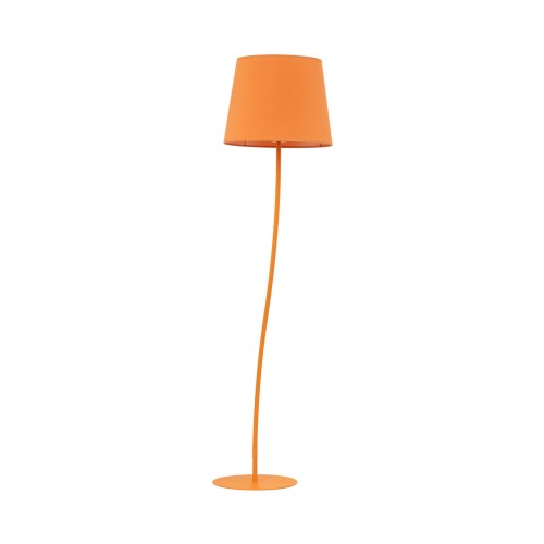 Lampa podłogowa NICOLA w stylu nowoczesnym E27  Pomarańczowy - klosz abażur 6644 TK Lighting