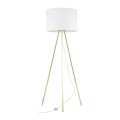 Lampa podłogowa trójnóg UMBERTO E27  Złoty - klosz abażur 6637 TK Lighting