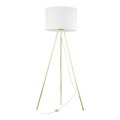 Lampa podłogowa trójnóg UMBERTO E27  Złoty - klosz abażur 6637 TK Lighting
