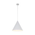 Lampa wisząca retro CONO E27  Biały - klosz stal lakierowana 10009 TK Lighting