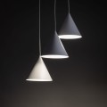 Lampa wisząca w stylu rustykalnym CONO E27  Biały - klosz stal lakierowana 10012 TK Lighting