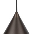 Lampa wisząca w stylu nowoczesnym CONO E27  Brązowy - klosz stal lakierowana 10038 TK Lighting