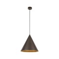 Lampa wisząca w stylu nowoczesnym CONO E27  Brązowy - klosz stal lakierowana 10038 TK Lighting
