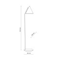 Lampa podłogowa w stylu minimalistycznym CONO E27  Czarny - klosz stal lakierowana 16010 TK Lighting