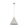 Lampa wisząca w stylu skandynawskim CONO E27  Beżowy - klosz stal lakierowana 10056 TK Lighting