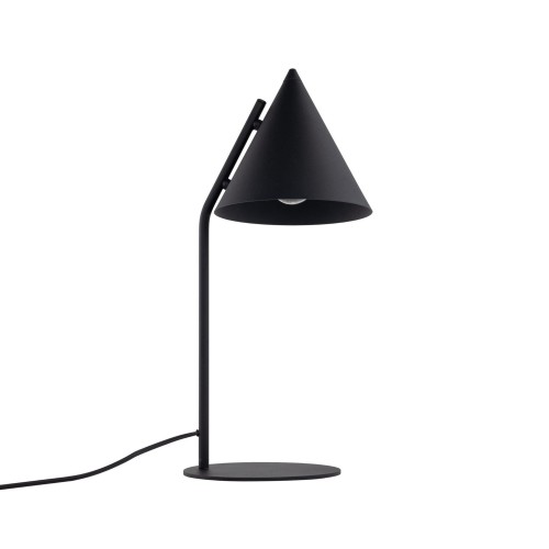 Lampka nocna do sypialni CONO E27  Czarny - klosz stal lakierowana 16009 TK Lighting