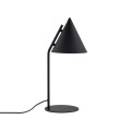 Lampka nocna do sypialni CONO E27  Czarny - klosz stal lakierowana 16009 TK Lighting