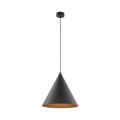 Lampa wisząca zwis sufitowy CONO E27  Czarny - klosz stal lakierowana 10057 TK Lighting
