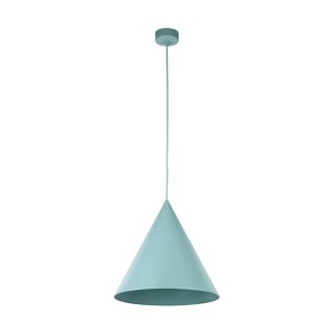 Lampa wisząca CONO E27  Miętowy - klosz ze stali lakierowanej 10063 TK Lighting