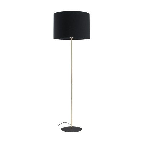 Lampa podłogowa w stylu glamour UMBERTO E27  Złoty, Czarny - klosz abażur 16029 TK Lighting