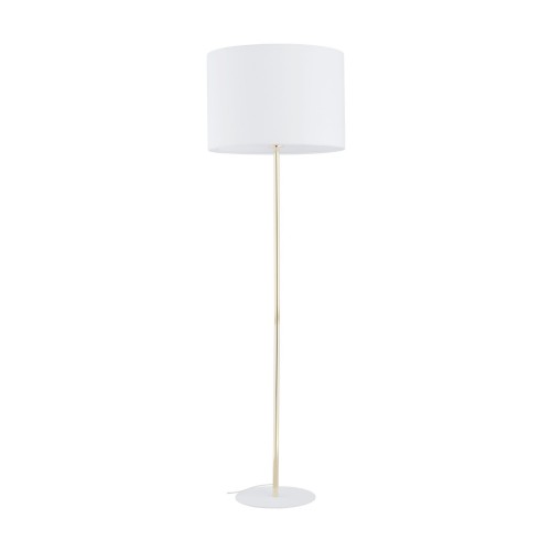 Lampa podłogowa UMBERTO w stylu skandynawskim E27  Złoty - klosz abażur 16033 TK Lighting
