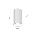 Spot tubka natynkowa TUNE GU10  Czarny 10022 TK Lighting