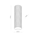 Spot tubka natynkowa TUNE GU10  Biały 10025 TK Lighting