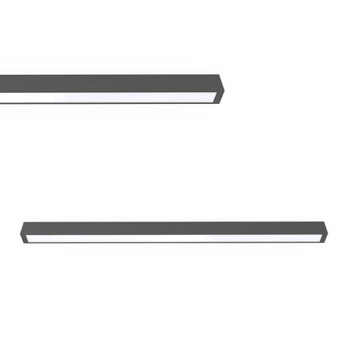 Lampa sufitowa STRAIGHT LED GRAPHITE 120 grafitowa o długości 122cm Nowodvorski Lighting