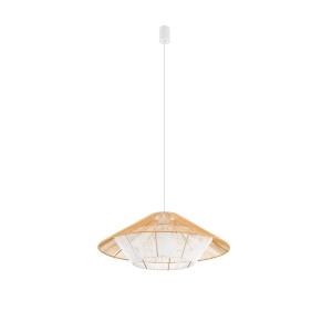 Lampa wisząca JAPANDI M Naturalne drewno 11157 Nowodvorski