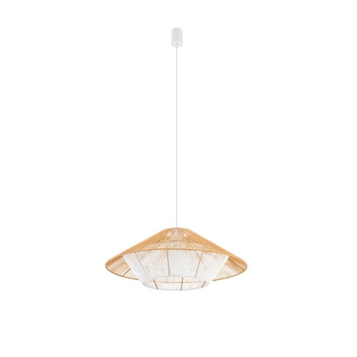 Lampa wisząca JAPANDI M Naturalne drewno 11157 Nowodvorski