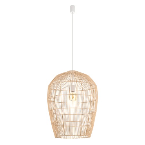 Lampa wisząca HAITI L klosz bambus 11165 Nowodvorski