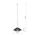 Lampa wisząca JAPANDI S Naturalne drewno 11156 Nowodvorski