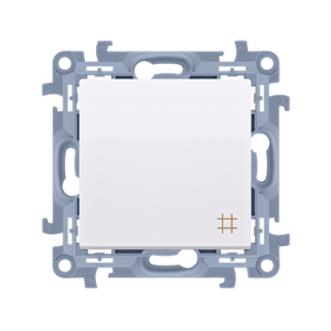 Łącznik włączbnik Krzyżowy pojedynczy biały CW7.01/11 Simon10