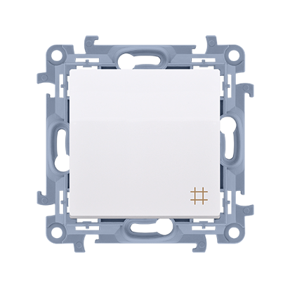 Łącznik włączbnik Krzyżowy pojedynczy biały CW7.01/11 Simon10