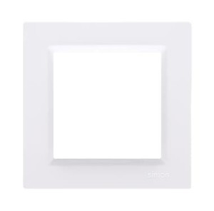 Ramka 1-krotna pojedyncza biała CR1/11 Simon10