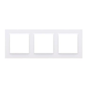 Ramka 3-krotna potójna biała pion/poziom uniwersalna CR3/11 simon10