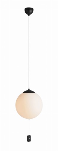 Lampa wisząca HERE 3L 107902 czarny/biały Markslojd