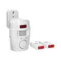 Bezprzewodowy mini alarm z syreną na baterie + 2 piloty AS-1 Orno 