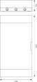 Rozdzielnia rozdzielnica natynkowa 36 modułów drzwi dymione tworzywo SRN-36