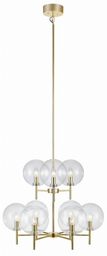 Lampa wisząca CROWN 9L 107920 złoty Markslojd