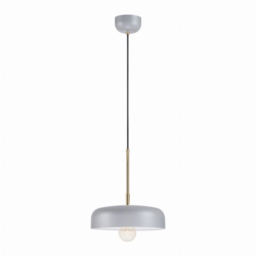 Lampa wisząca CAEN 1L 107924 szary/złoty Markslojd
