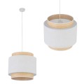 Lampa wisząca BOHO NEW 1 - punktowa Biały / słomkowy 5653 TK Lighting