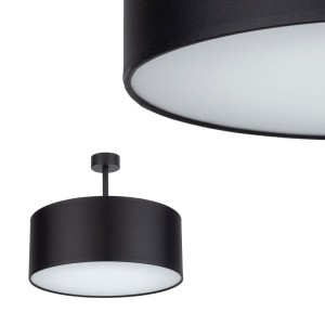 Lampa sufitowa RONDO BLACK nowoczesna elegancka o średnicy 40cm TK Lighting