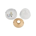Lampa natynkowa zewnętrzna IP44 NOOK WHITE/GOLD biało-złota Nowodvorski Lighting