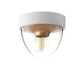 Lampa natynkowa zewnętrzna IP44 NOOK WHITE/GOLD biało-złota Nowodvorski Lighting