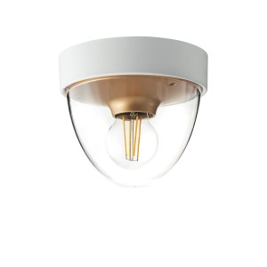 Lampa natynkowa zewnętrzna IP44 NOOK WHITE/GOLD biało-złota Nowodvorski Lighting