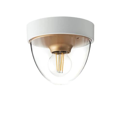 Lampa natynkowa zewnętrzna IP44 NOOK WHITE/GOLD biało-złota Nowodvorski Lighting