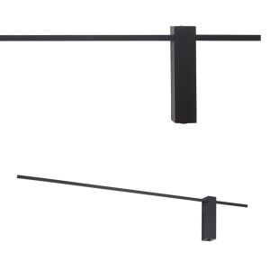 Kinkiety z włącznikiem MOTIVE LED L Czarny 10313 Nowodvorski