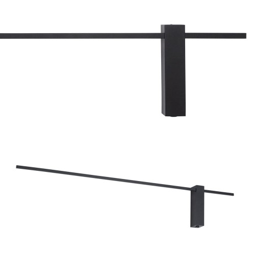 Kinkiety z włącznikiem MOTIVE LED L Czarny 10313 Nowodvorski