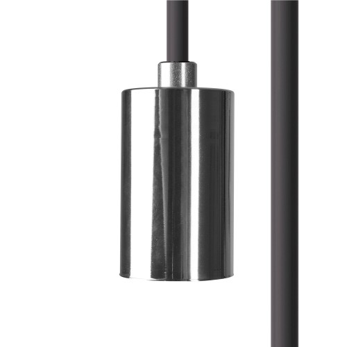 Przewód z oprawką 250cm CAMELEON CABLE E27 2,5 M BLACK/CHROME 8657 Nowodvorski Lighting