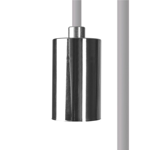 Przewód z oprawką 150cm CAMELEON CABLE E27 1,5 M WHITE/CHROME 8650 Nowodvorski Lighting