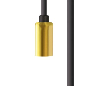 Przewód z oprawką 500cm CAMELEON CABLE G9 5 M BLACK/BRASS 8616 Nowodvorski Lighting